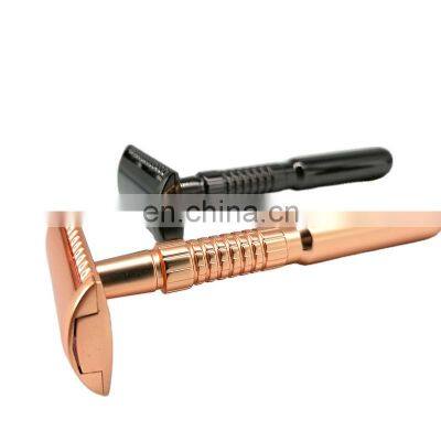 Popular style Zinc Alloy Material Men Stainless Steel Double Edge Safety Razor