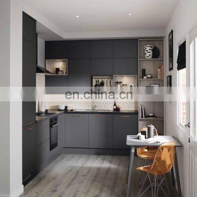 Modern Design Factory Directly Sale MDF DIY Gray Kitchen Cabinet