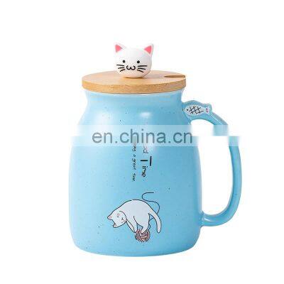 Cute Tea Designer Logo Custom Stainless Steel Ceramic Coffee Travel Mug photo-5