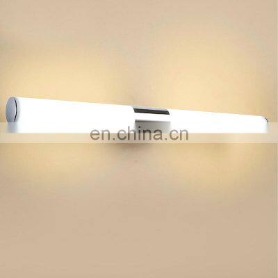 Modern Cosmetic Studio Wall Mounted Bathroom 22CM 55CM Silver Wall Mounted Makeup LED Mirror Wall Lamps