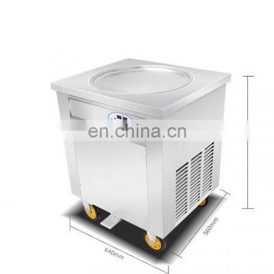 Commercial use Ice Cream Rolls Machine Thailand Fry Rolls Ice Cream Machine, Flat Pan Fried Ice Cream Machine