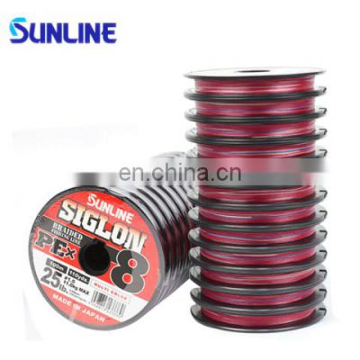 Wholesale Sunline Siglon 100m PE*8 Multi-colored 110 Yards PE Braided Fishing Line