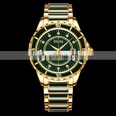 Diellea Butterfly Double Clasp Sapphire Dial Automatic Men's Luxury Watch for men 50 Meters Waterproof Life 6020