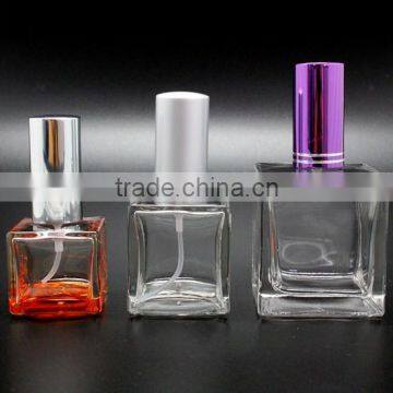 manufactory wholesale small square glass perfume bottle