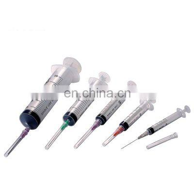 Factory direct sales 1ml 3ml 5ml 10ml 20ml 60ml disposable injector syringe