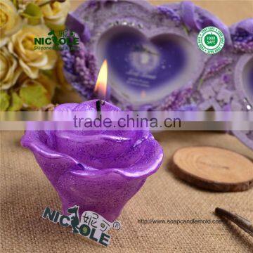 LZ0014 Silicone Flower art candle form mold