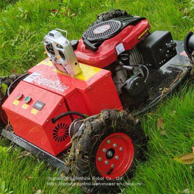 remote brush mower, China slope mower remote control price, rc lawn mower for sale