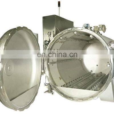 Factory steam hot water spraying retort machine ,small food retort pasteurizer  pasteurization tank autoclave sterilizer