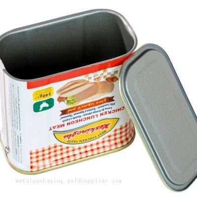 Tinplate Lunch Meat Can Box Tinplate Food Cans photo-3