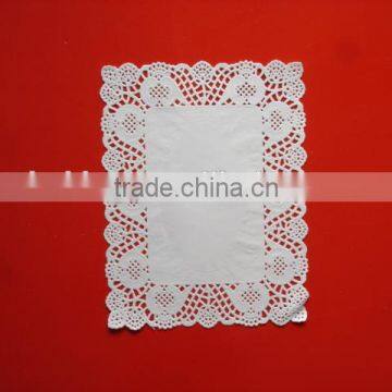 5.5*8.5" Square Paper Doily photo-1