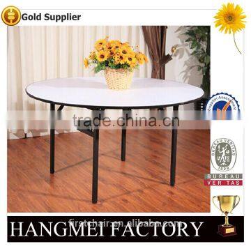 Folding durable metal PVC round banquet table                        
                                                Quality Choice