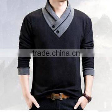 OEM blank v-neck sweatshirt custom hoody