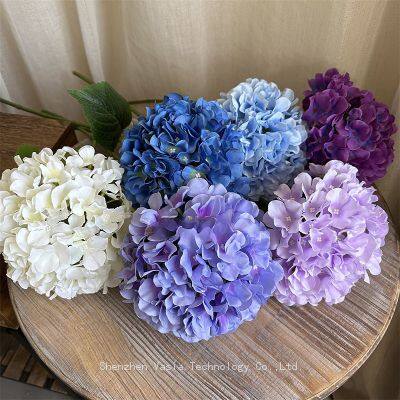 Garland d'hortensias direct de la fabrique - Fleurs d'hortensias en faux liane, Fleurs d'hortensias pour décoration de fête