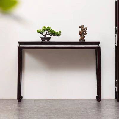 Console Table Solid Wood Flat Table Buddhist Table New Chinese Style Simple Offering Table photo-5