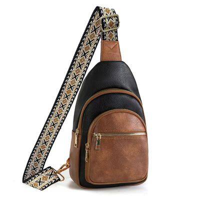 jacquard shoulder bag