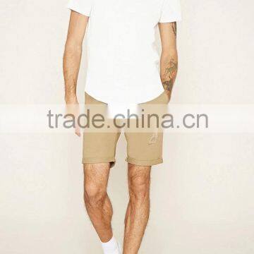 High Quality Men Khaki Chino Shorts Fitness Shorts photo-2