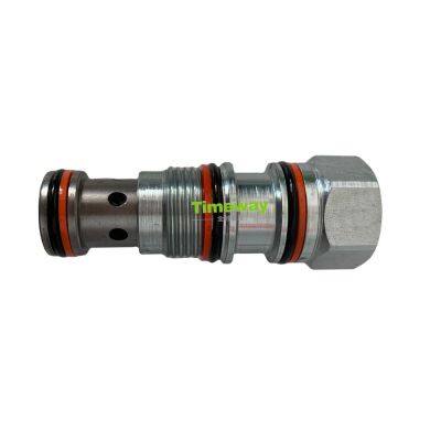 Hydraulic Valve Single Ball Shuttle Valve One-Way 3/8 Port Cartridge Valve Hydraulic Cartridge Valve Single Way Control Valve