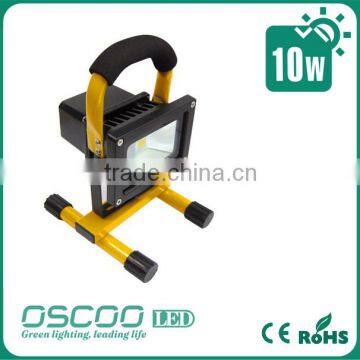 portable10watt work light colar in red yellow green black blue