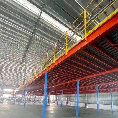 Galvanized Steel Mezzanine Racking for Warehouse Storage Solutions photo-2
