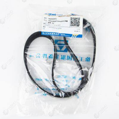 Original XCMG Parts Fan Belt (1000392472) for GR180/L968F/XE135