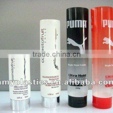 Cosmetics Packaging, tube with flip-top or screw-on cap