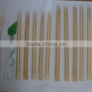 hot selling 23cm twins paper sleeve disposable bamboo chopsticks