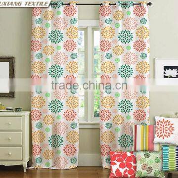 Dolly Fabric Printed Partysu Flower Pattern Window Curtains