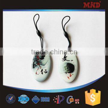 MDT80 low price Printed 13.56mhz HF NFC RFID epoxy tag/card