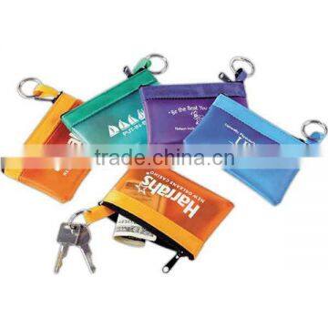 Small PVC coin purse,coin bag,coin pouch with keyring