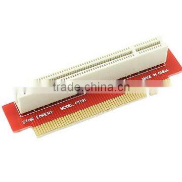 PCI Male to Female 32Bit Riser Extension Card Adapter 1U 2U 3U IPC Chassis 90 Degree Left Angled Type