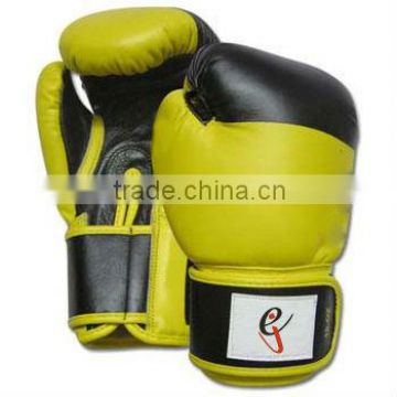 hand mold genuine leather boxing gloves