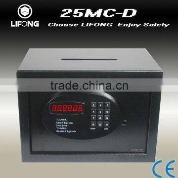 High security electronic deposit safe box