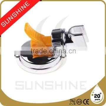 Quality Adjustable Attachable Rotatable Chromed Shower Head Holder Wall Suction Bracket SS5031
