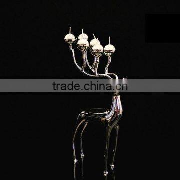 AN381 ANPHY European Style Wedding Household Decoration Deer Candlestick Stand Holder Display Stock 15*30cm