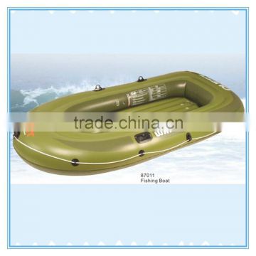 Inflatable fishing boats, army green printing rowing fishing boat