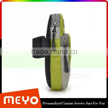 Fashion waterproof card and money holder arm bag for outdoor sport