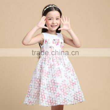 Newest Baby Girl Floral Dress Summer Girls Princess Dress Factory Direct Selling