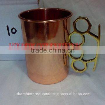 Bar wares/Beer copper mug/Bar drinkware/Beer mug/Beer drinking mug/Bar mug