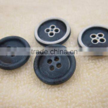 Sedex Audited Factory 2 Pillar Burnt Rim 4 Holes Fire Proof Urea Button, Urea Button for Suit photo-2