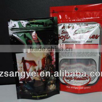 Seed Stand-up AL Plastic Packing Bags environment , Aluminum Foil Bag for Fish