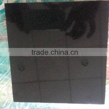 Cheap Chinese mongolia black granite tile