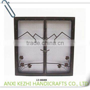 LC-86466 Antique decoration handicraft screen iron fireplace accessory