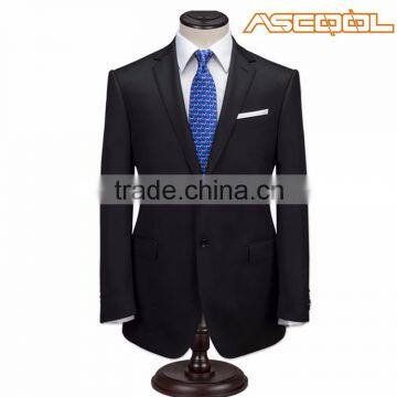 Excellent material Polyester/Viscose/Wool designer suits for men sale