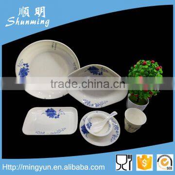 Jade porcelain melamine tableware