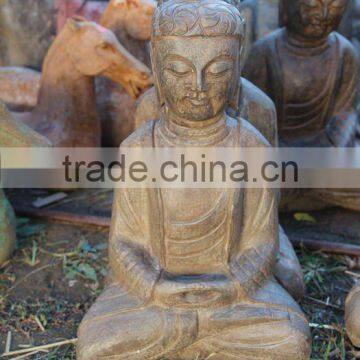 Chinese antique garden statues stone buddha