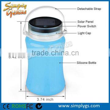 7oz IP67 rainproof foldable solar lantern camp lights