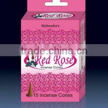 Red-Rose incense Cones manufacturers