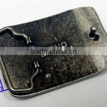 High Quality Pearl Gun Iron Belt Buckle , Custom Belt Buckle photo-2