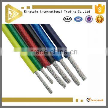 VDE,SAA,UL Certificated Textile Cable Pvc Coated Welded Wire Rope photo-2