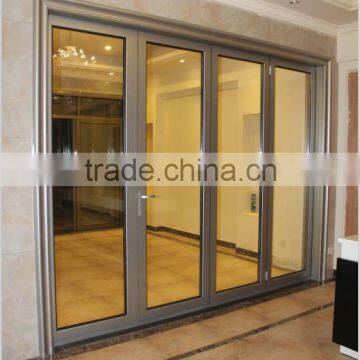 Outdoor Folding Screen Door Garage Door Large Openning Space & Modern Designed Color photo-3